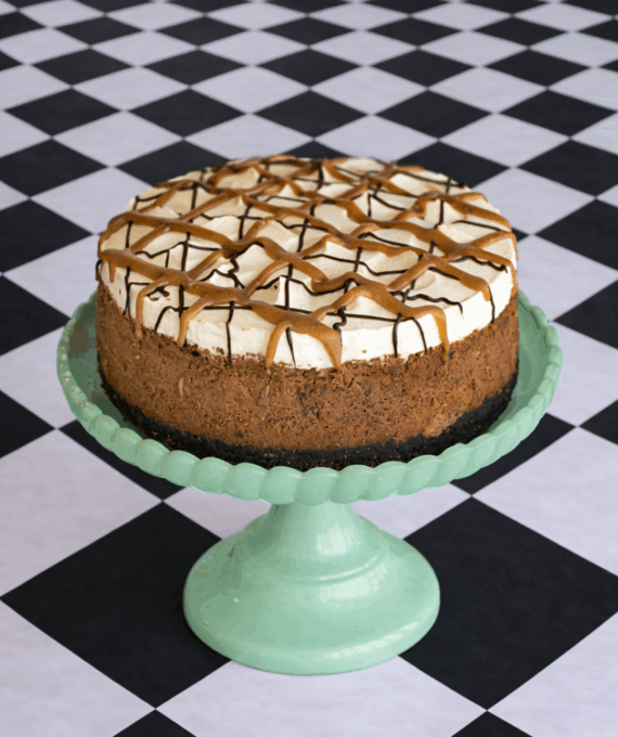 Salted Caramel Chocolate Cheesecake